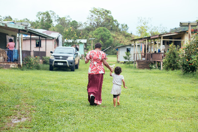 Women and child