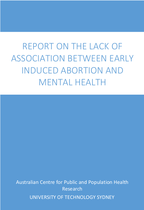 Mental health and early-induced abortion - cover