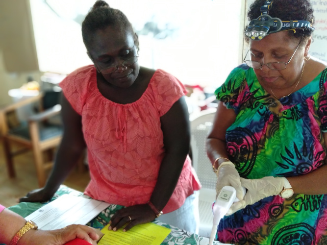 2 Solomon Islander women