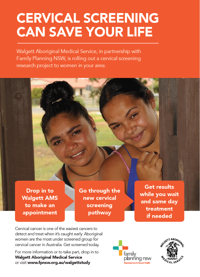 Walgett Cervical Cancer Screening project poster