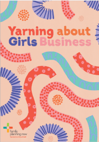 Yarning about Girls Business cover page tile