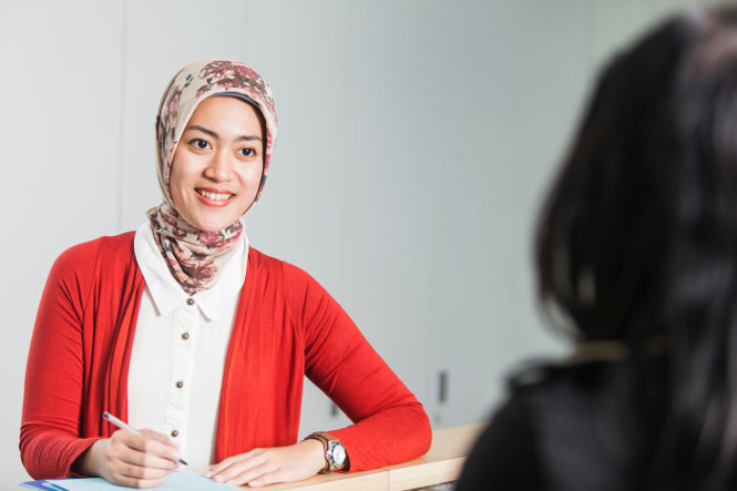 Woman at Family Planning NSW clinic